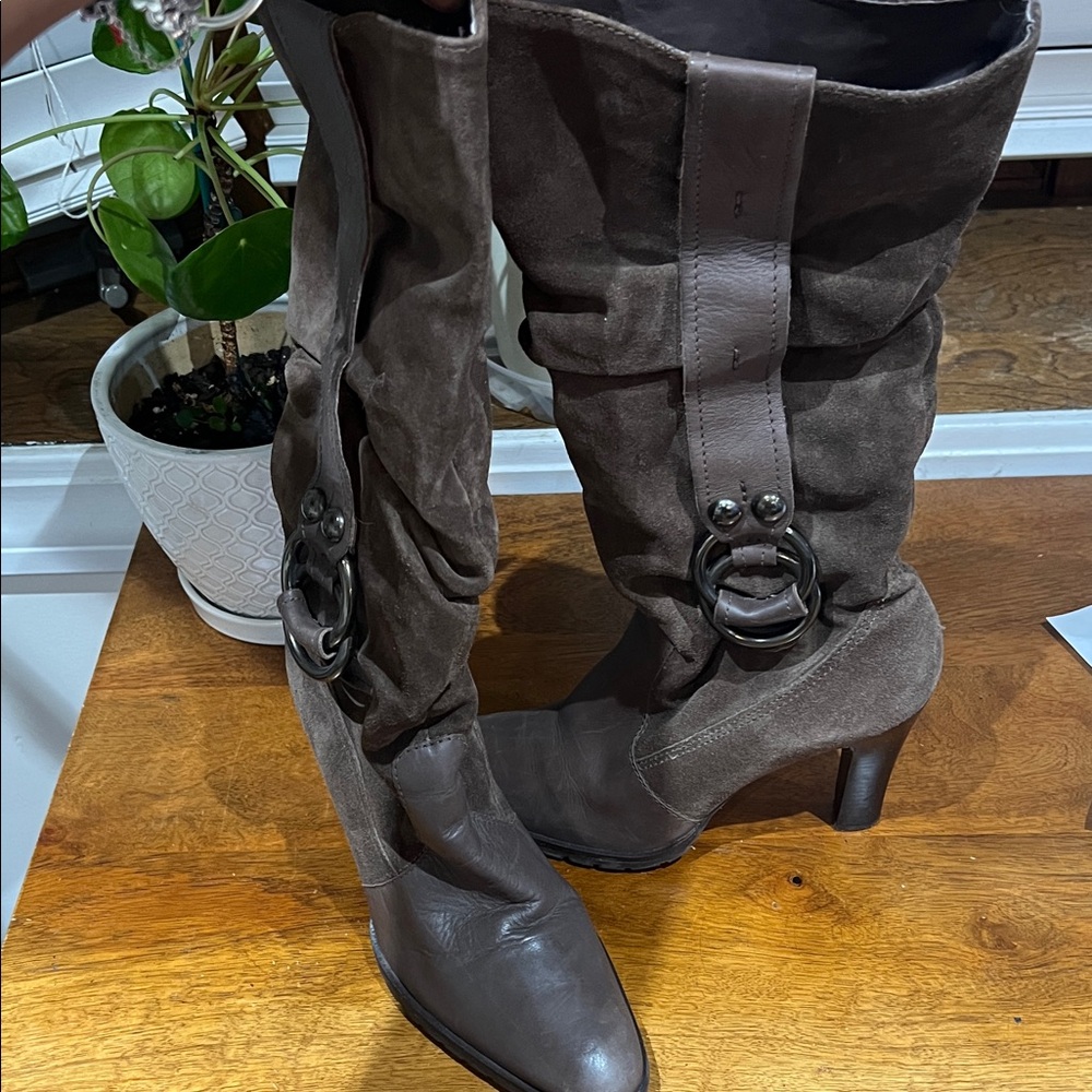 Jessica Simpson Dark Brown Heeled Boots